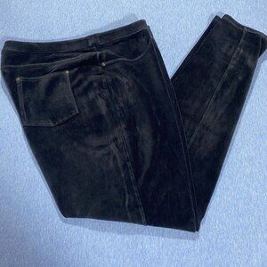 Lanesboro XL Black Corduroy Stretch Pant Leggings